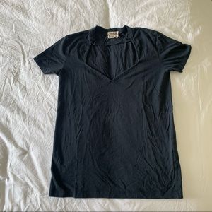 Yves Saint Laurent V Neck T Shirt